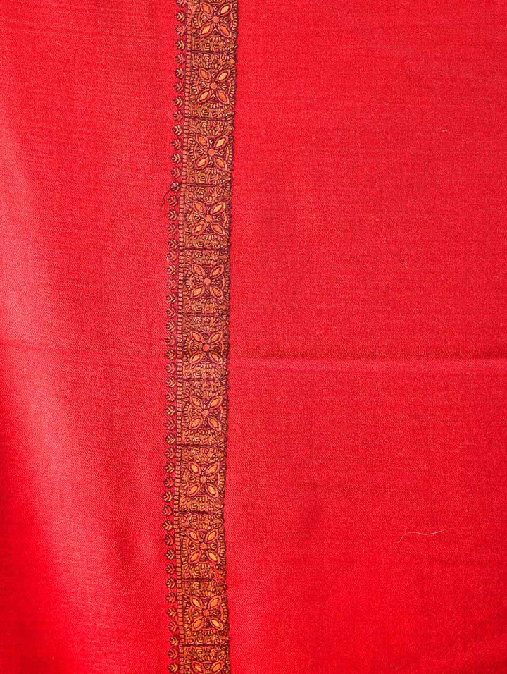 Women's Aari Hand Embroidery Wool Shawl