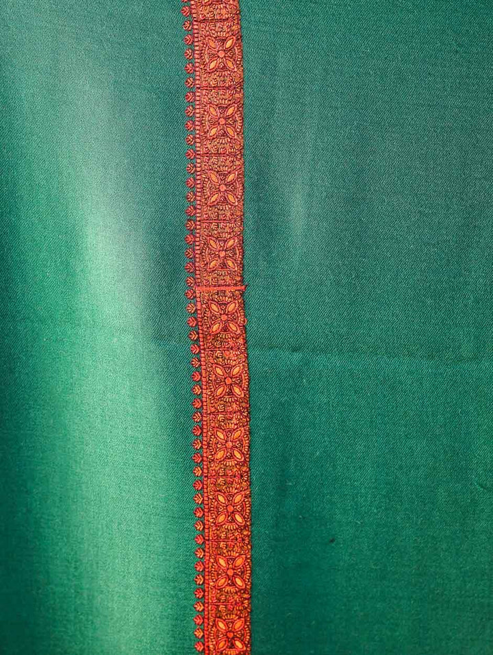 Women's Aari Hand Embroidery Wool Shawl