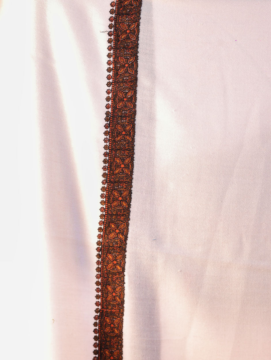Women's Aari Hand Embroidery Wool Shawl