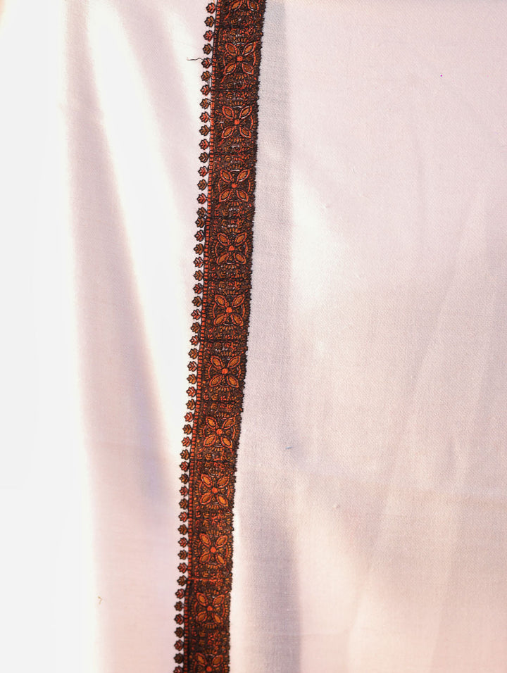 Women's Aari Hand Embroidery Wool Shawl