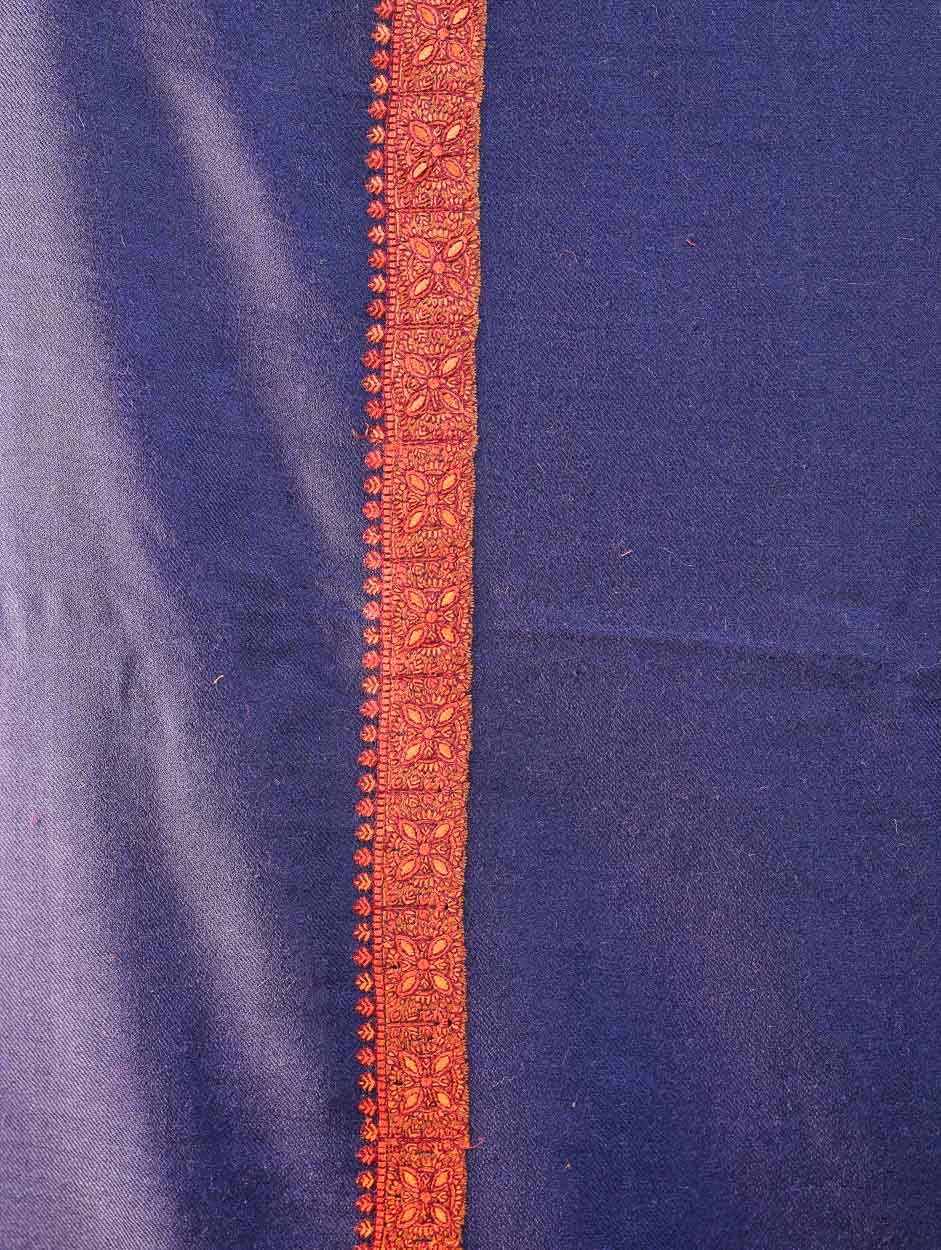 Women's Aari Hand Embroidery Wool Shawl