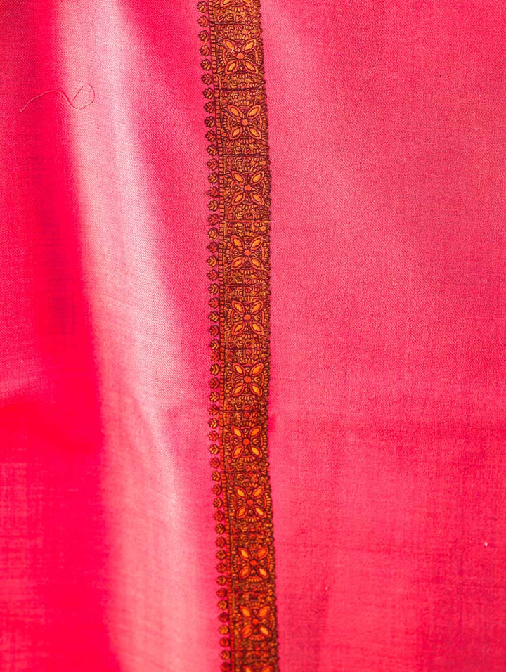 Women's Aari Hand Embroidery Wool Shawl