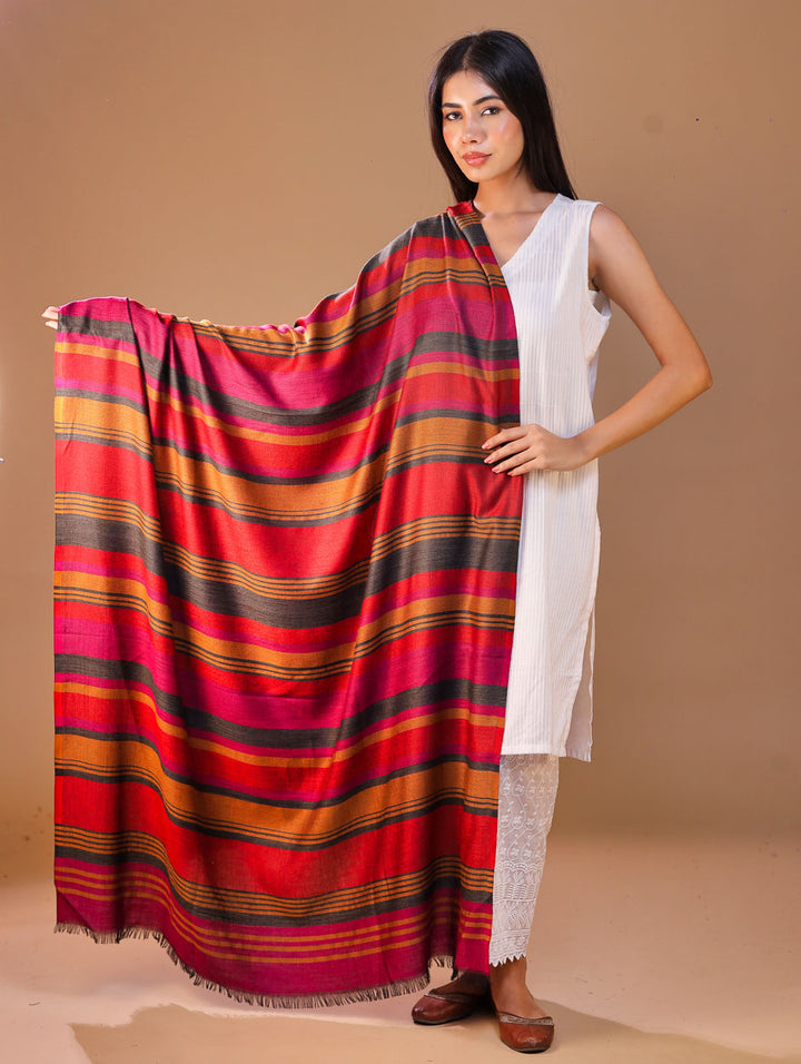 Women's Jamawar Wool Shawl