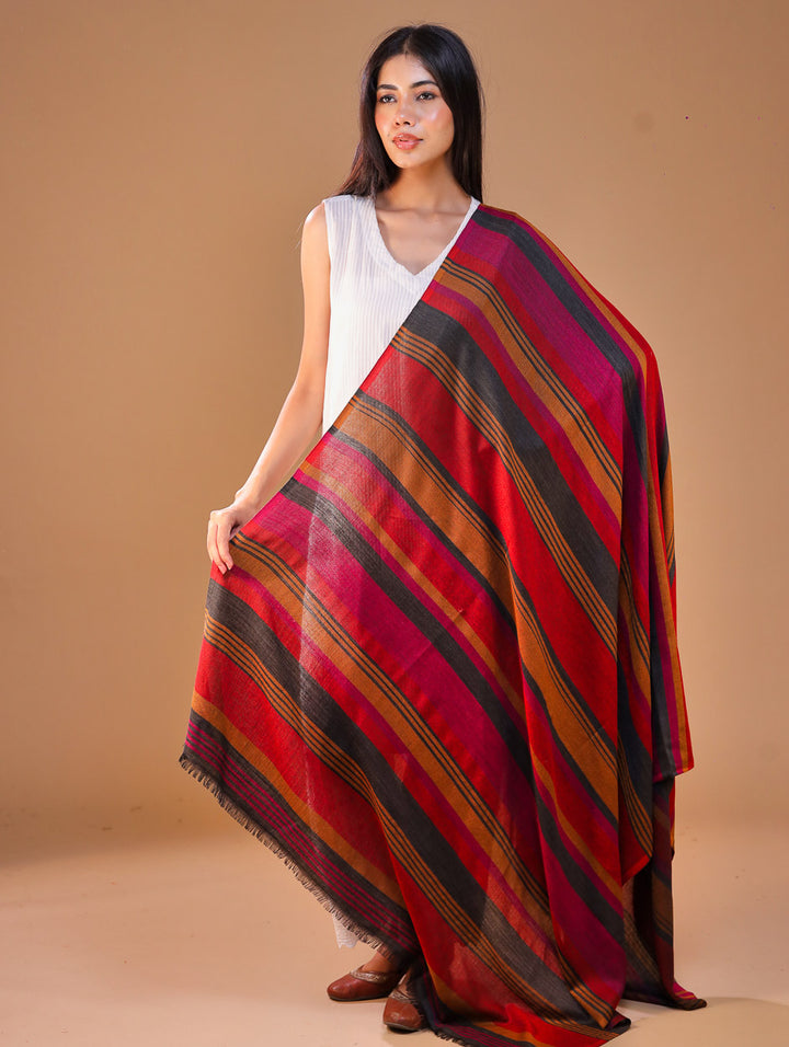 Women's Jamawar Wool Shawl