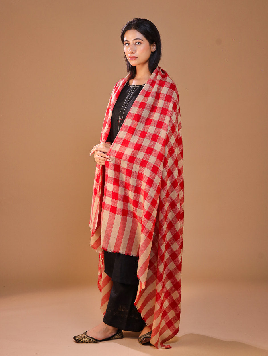 Women's Jamawar Wool Shawl