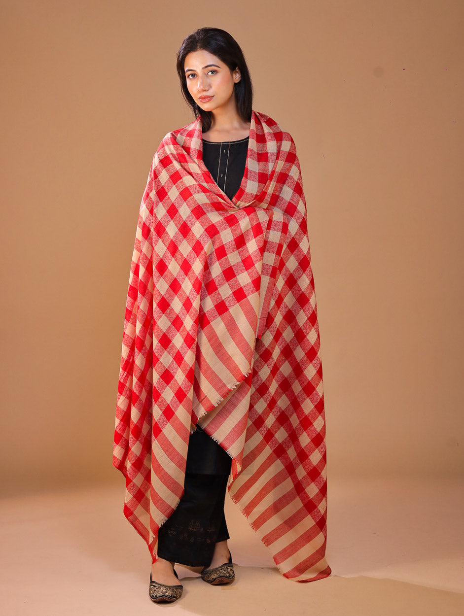 Women's Jamawar Wool Shawl