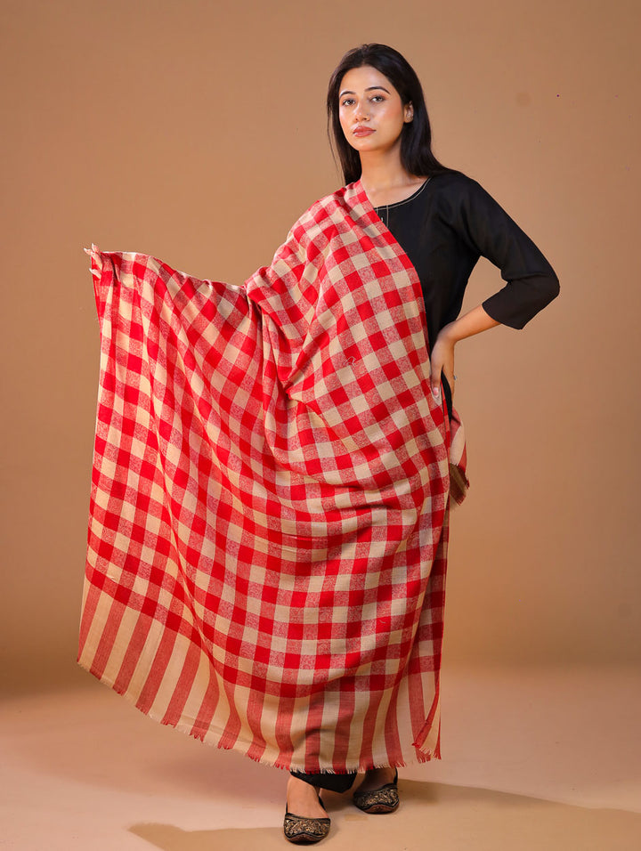 Women's Jamawar Wool Shawl