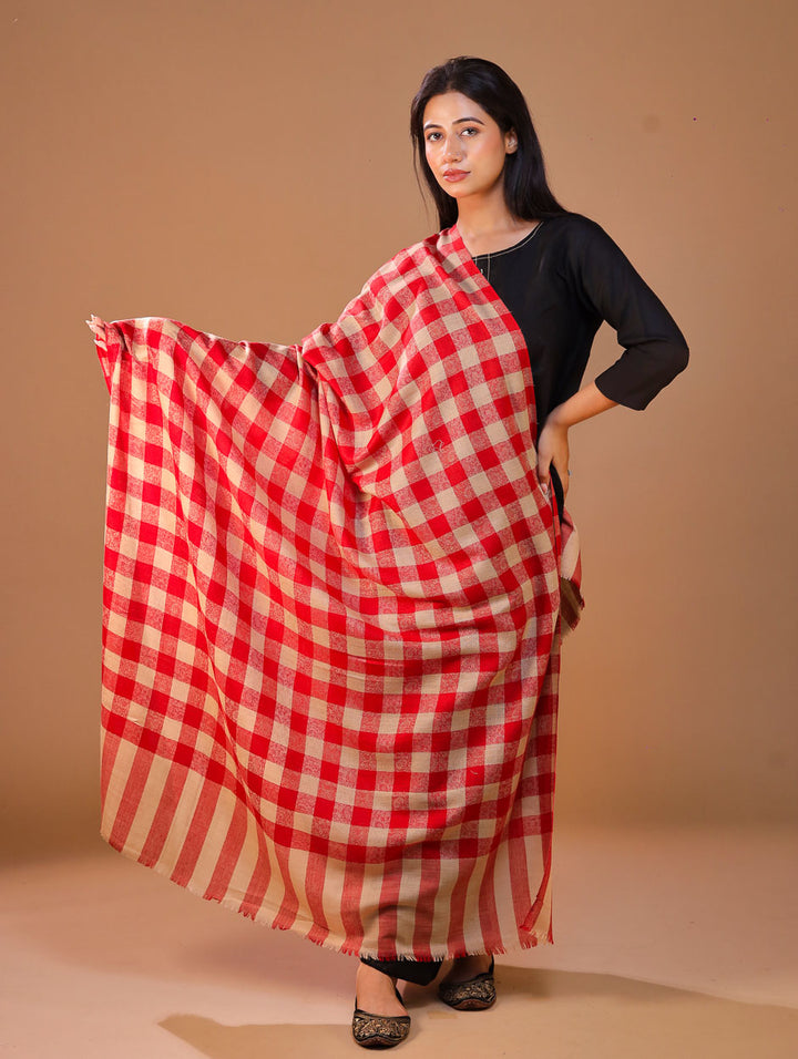 Women's Jamawar Wool Shawl