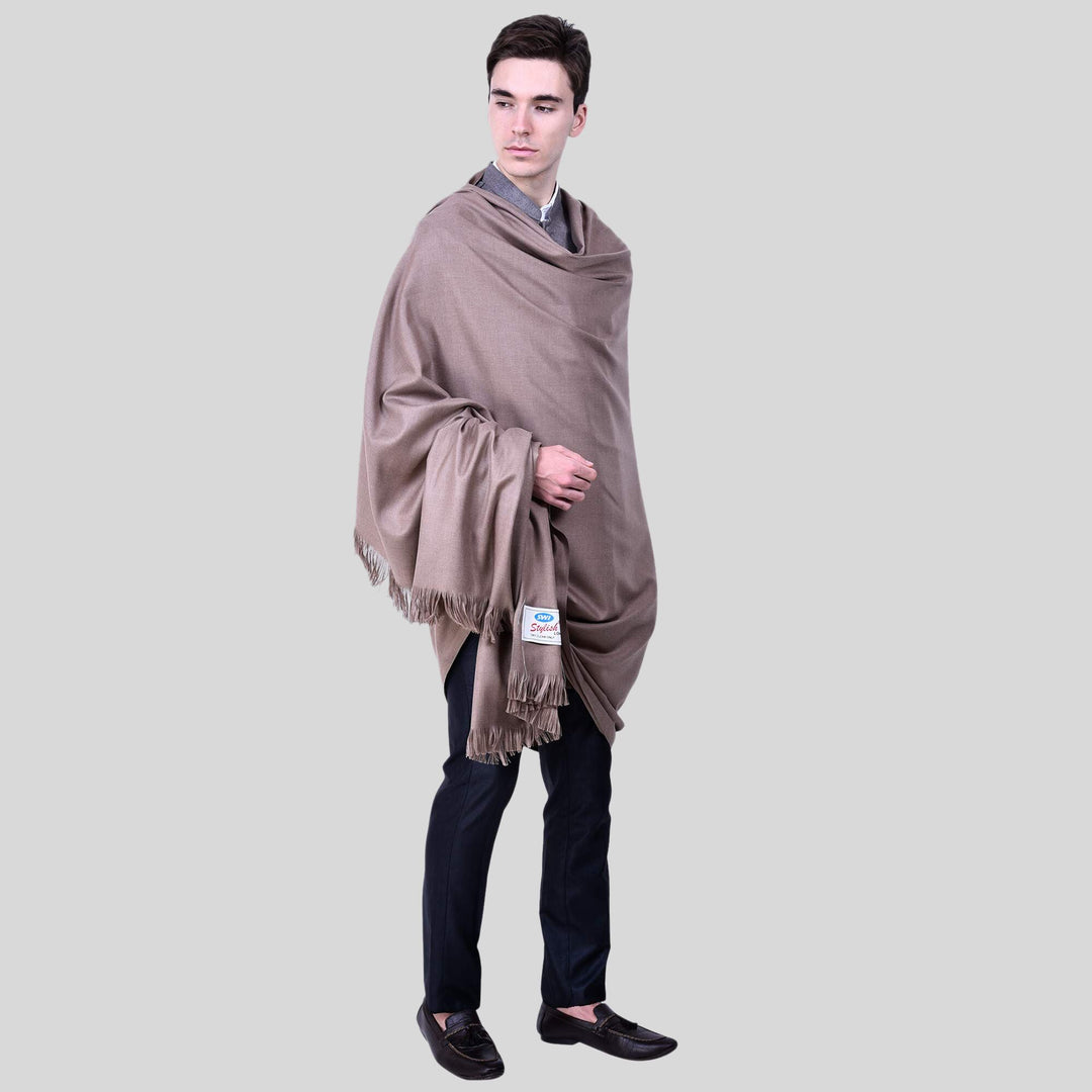 Men's Woven Wool Shawl