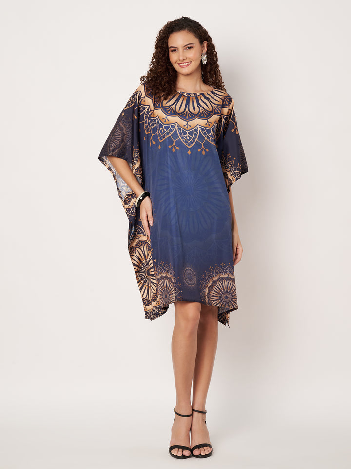 Women Multicolour Short Kaftan Kurti