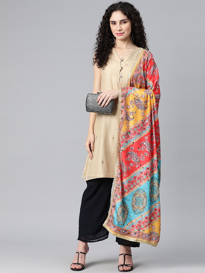 Women's Printed Pakistani Dupatta