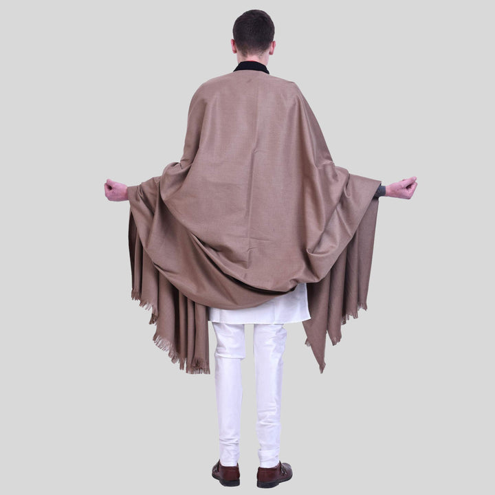 Men's Woven Wool Shawl
