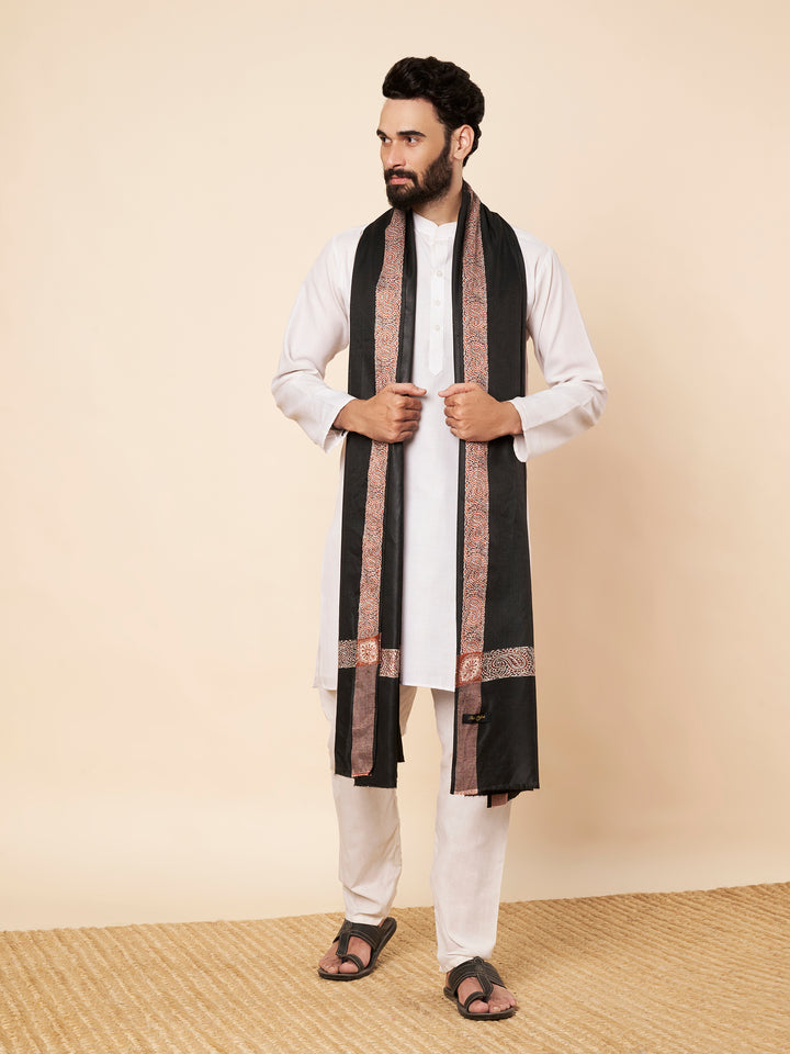 Men's Woven Acrylic Shawl