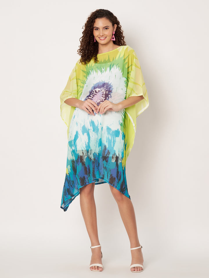 Women's Printed Georgette Beach Wear Kaftan
