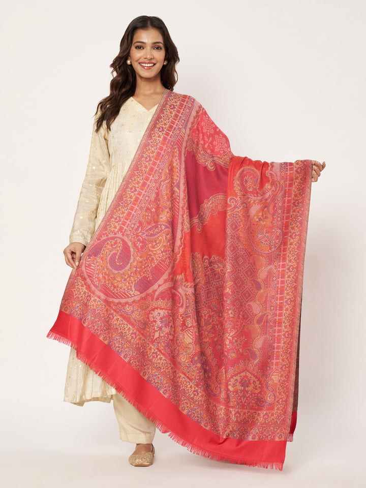Women's Jamawar Wool Shawl
