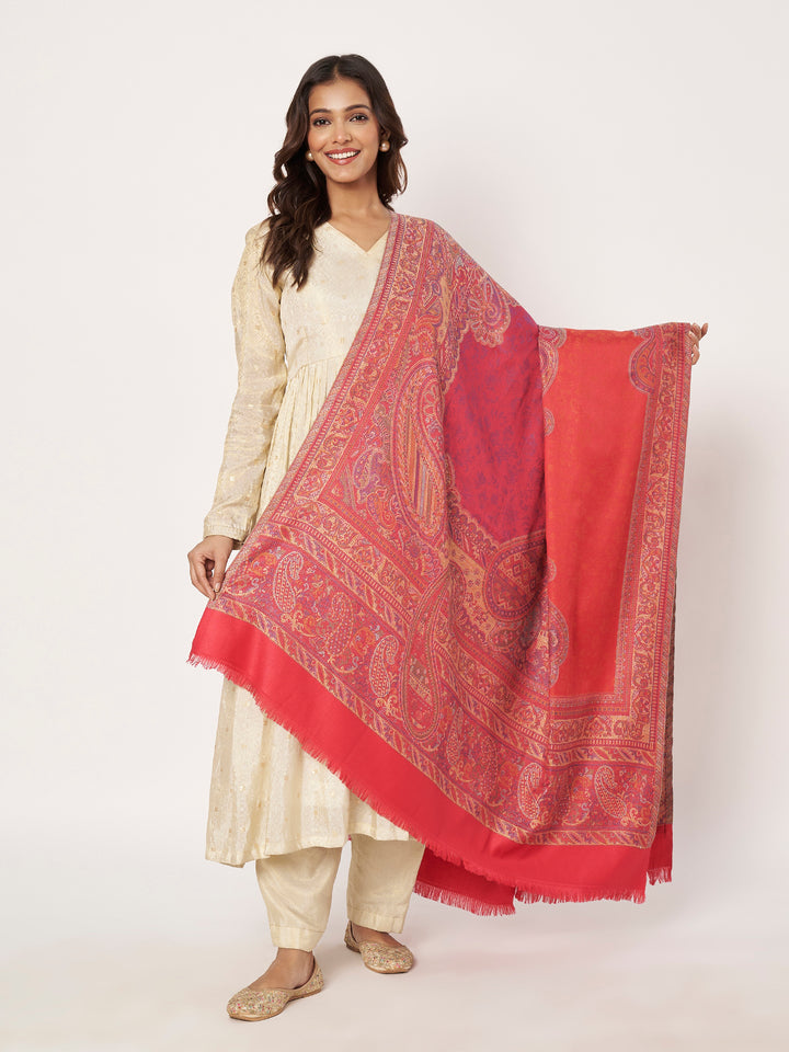 Women's Jamawar Wool Shawl