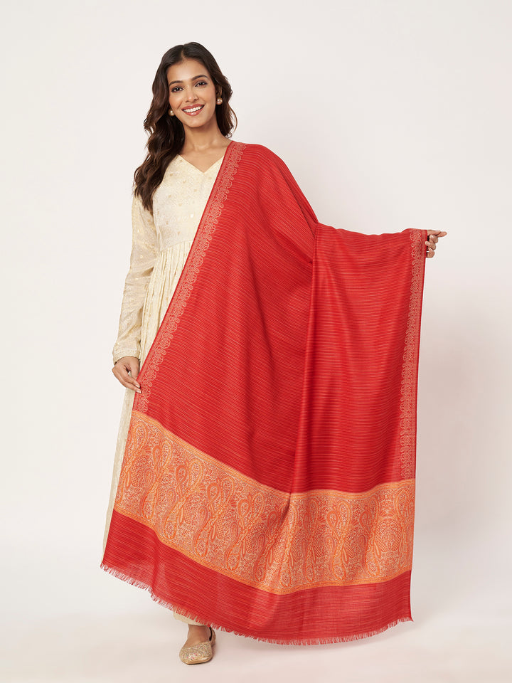 Women's Jamawar Wool Shawl