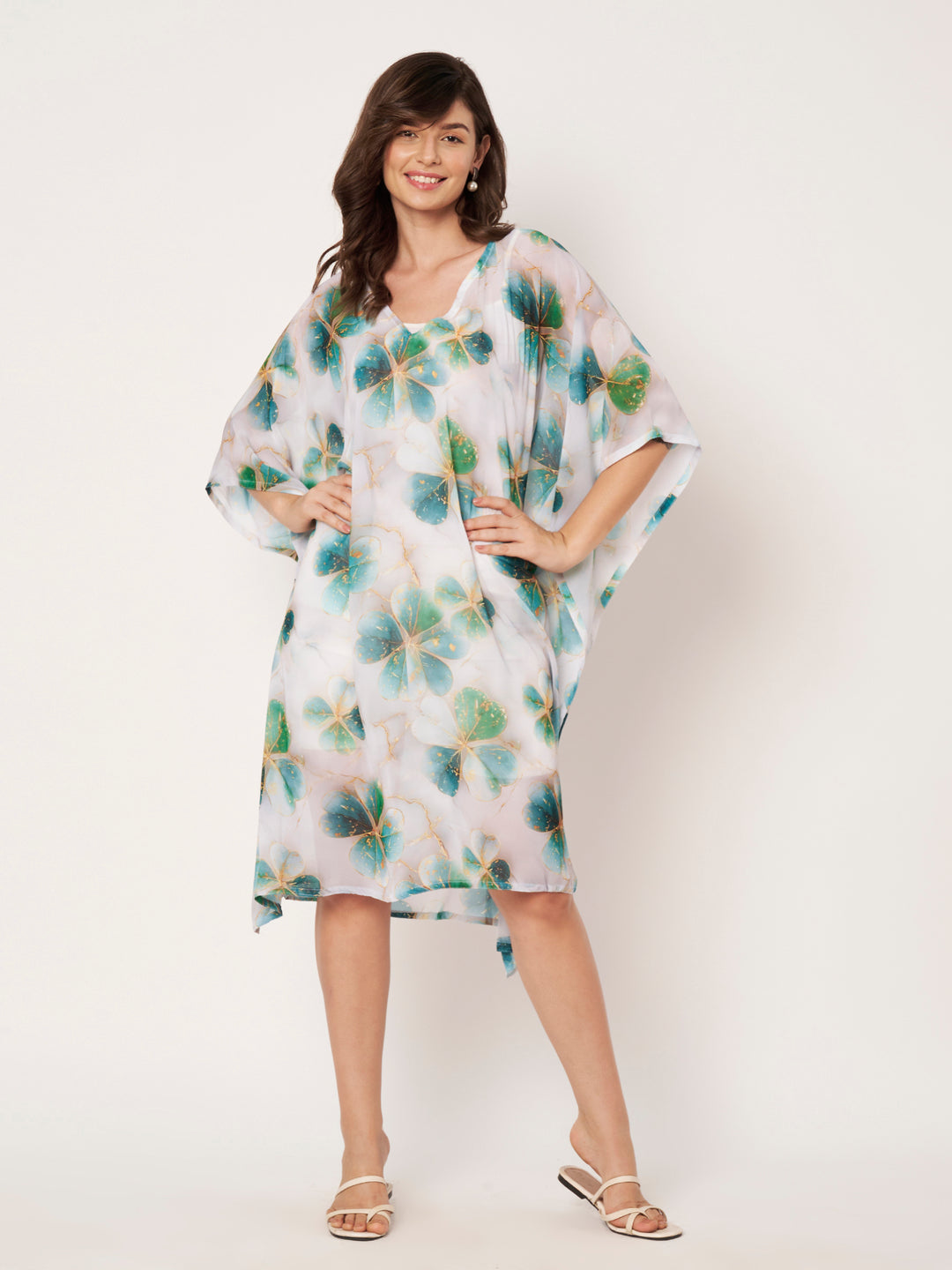 Women's Printed Georgette Beach Wear Kaftan