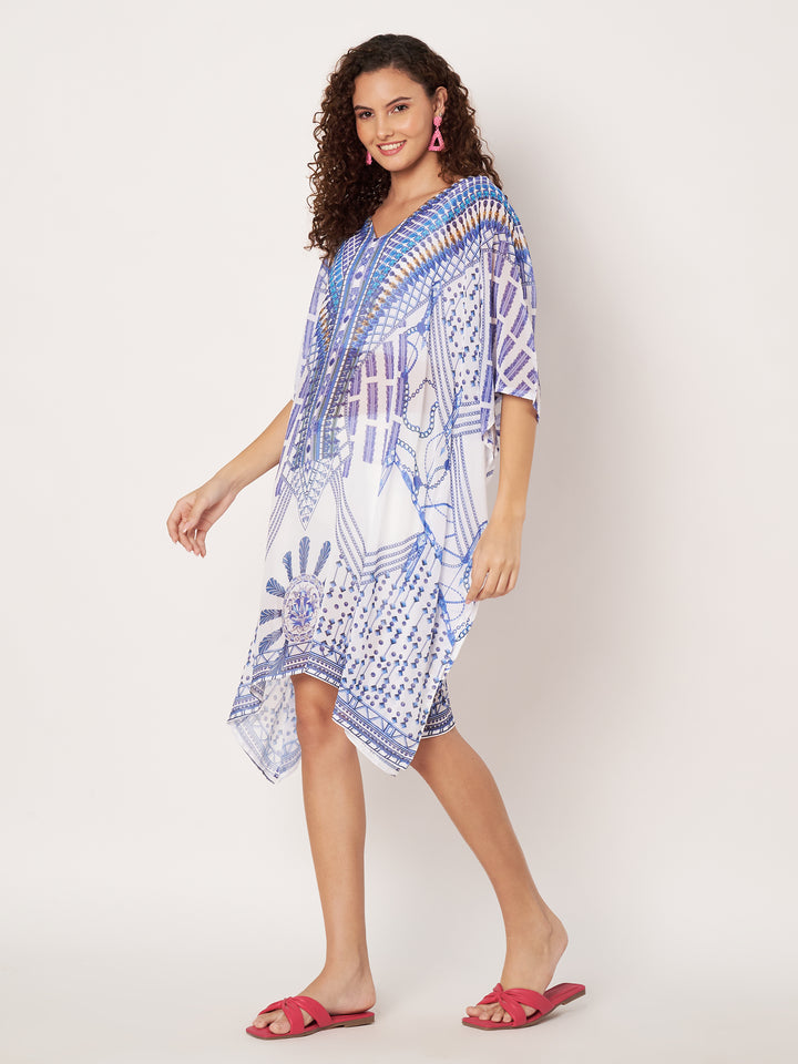 Women's Printed Georgette Beach Wear Kaftan