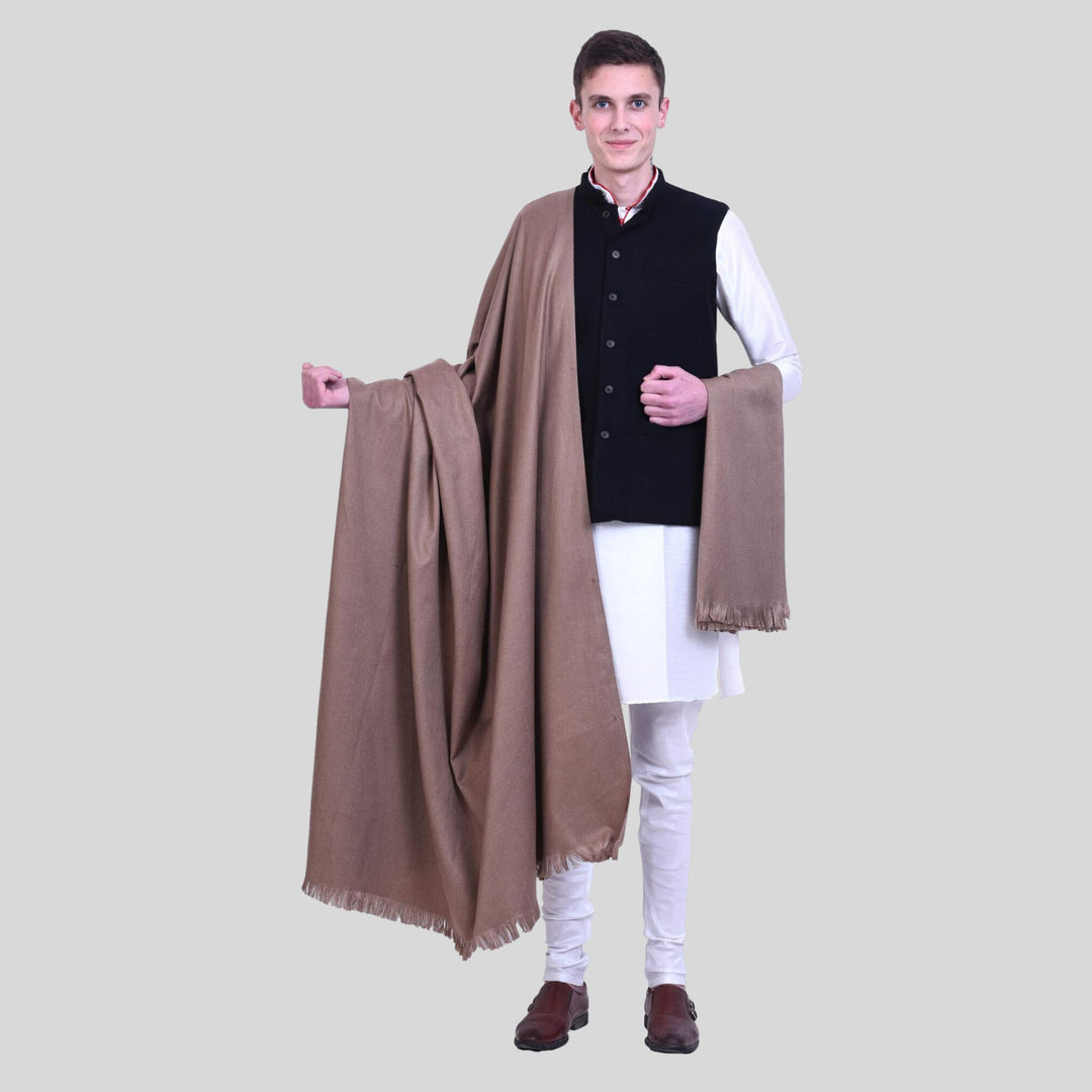 Men's Woven Wool Shawl
