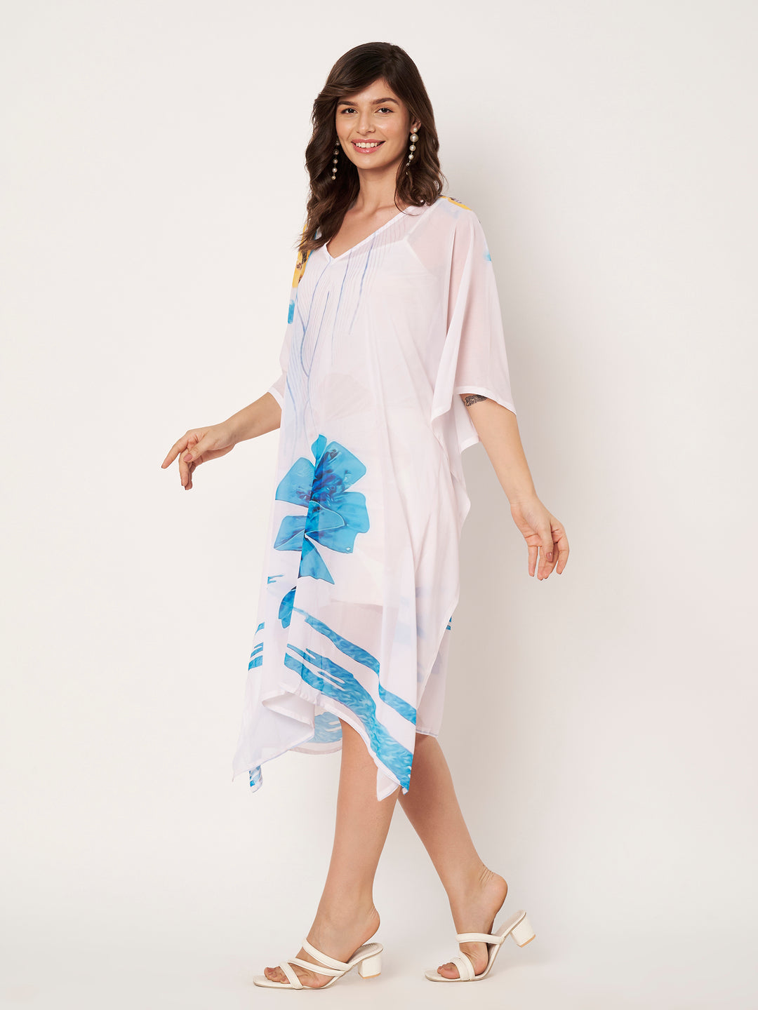 Women's Printed Georgette Beach Wear Kaftan