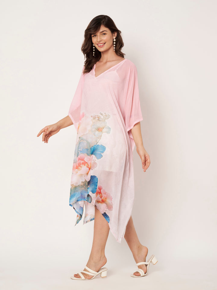 Women's Printed Georgette Beach Wear Kaftan