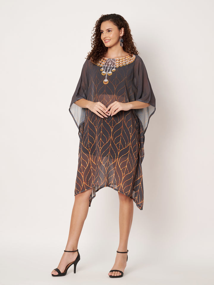 Women's Printed Georgette Beach Wear Kaftan
