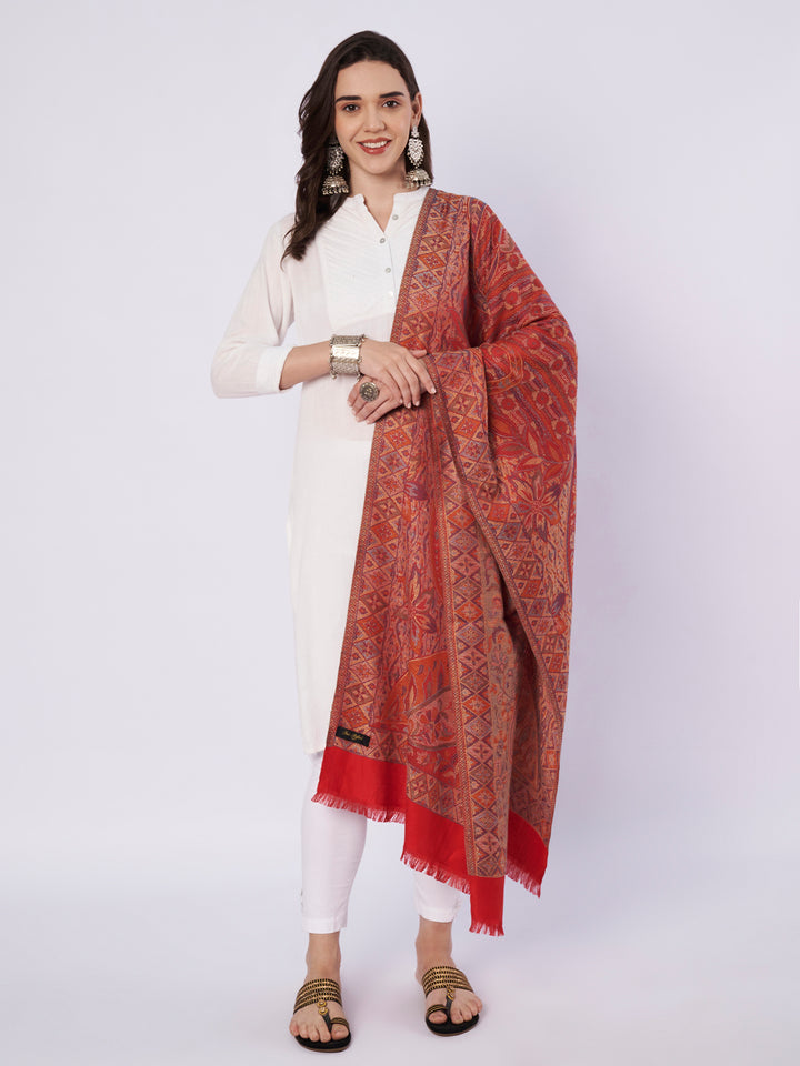 Women's Jamawar Wool Stole