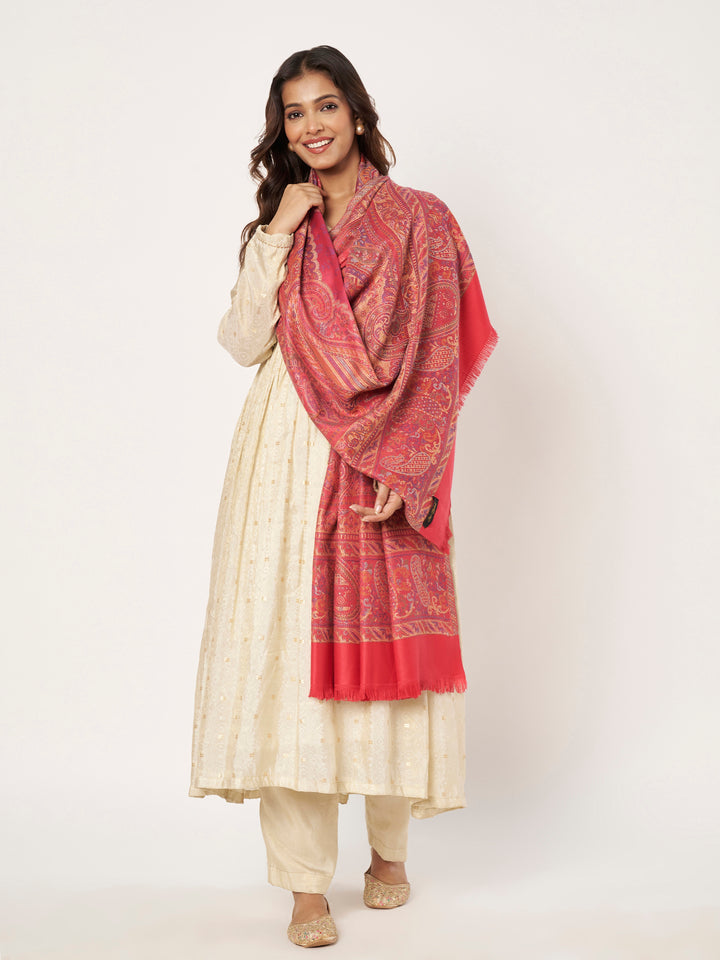 Women's Jamawar Wool Shawl