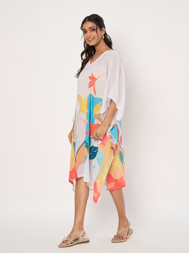 Women's Printed Georgette Beach Wear Kaftan