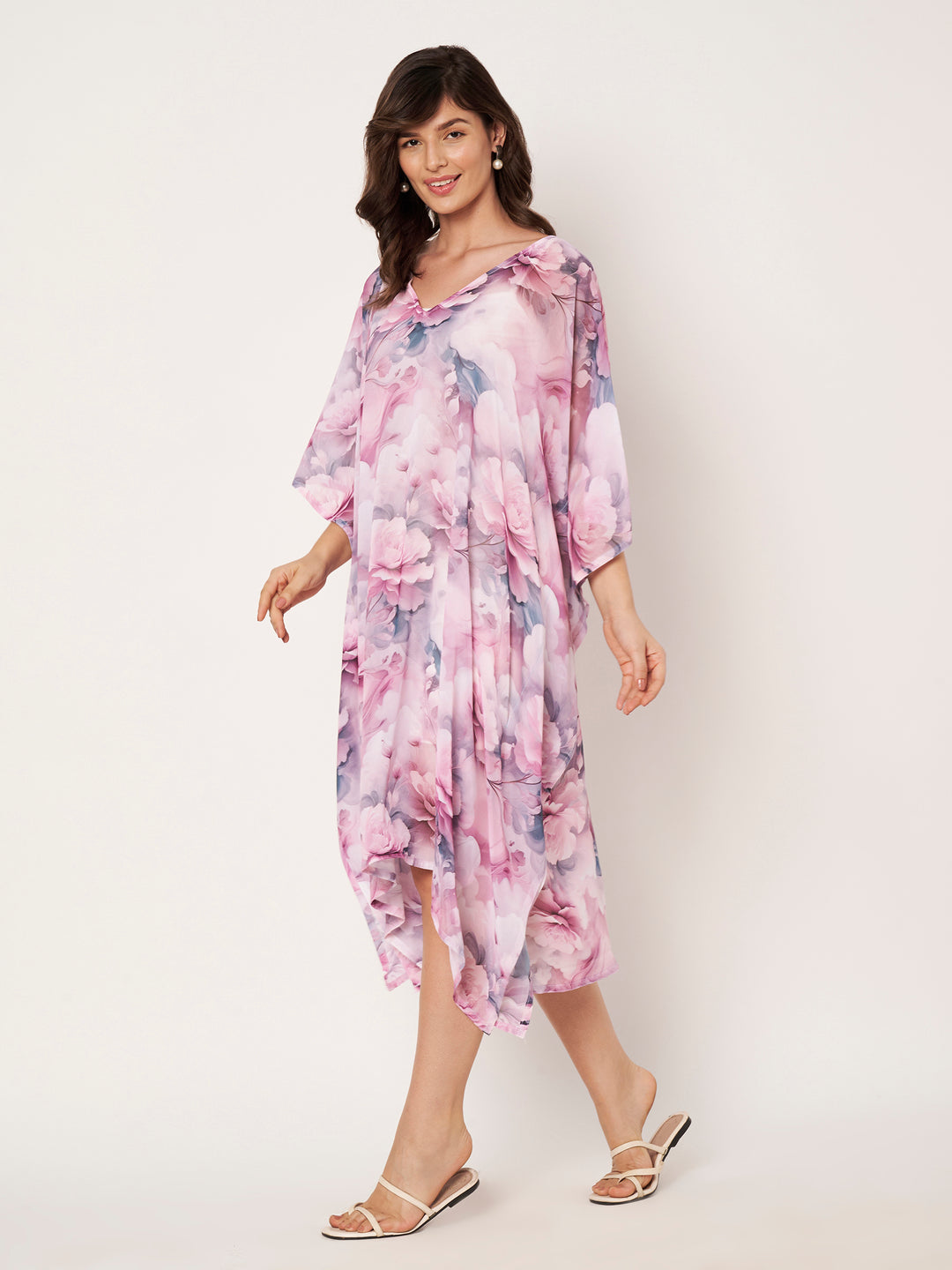 Women's Printed Georgette Beach Wear Kaftan