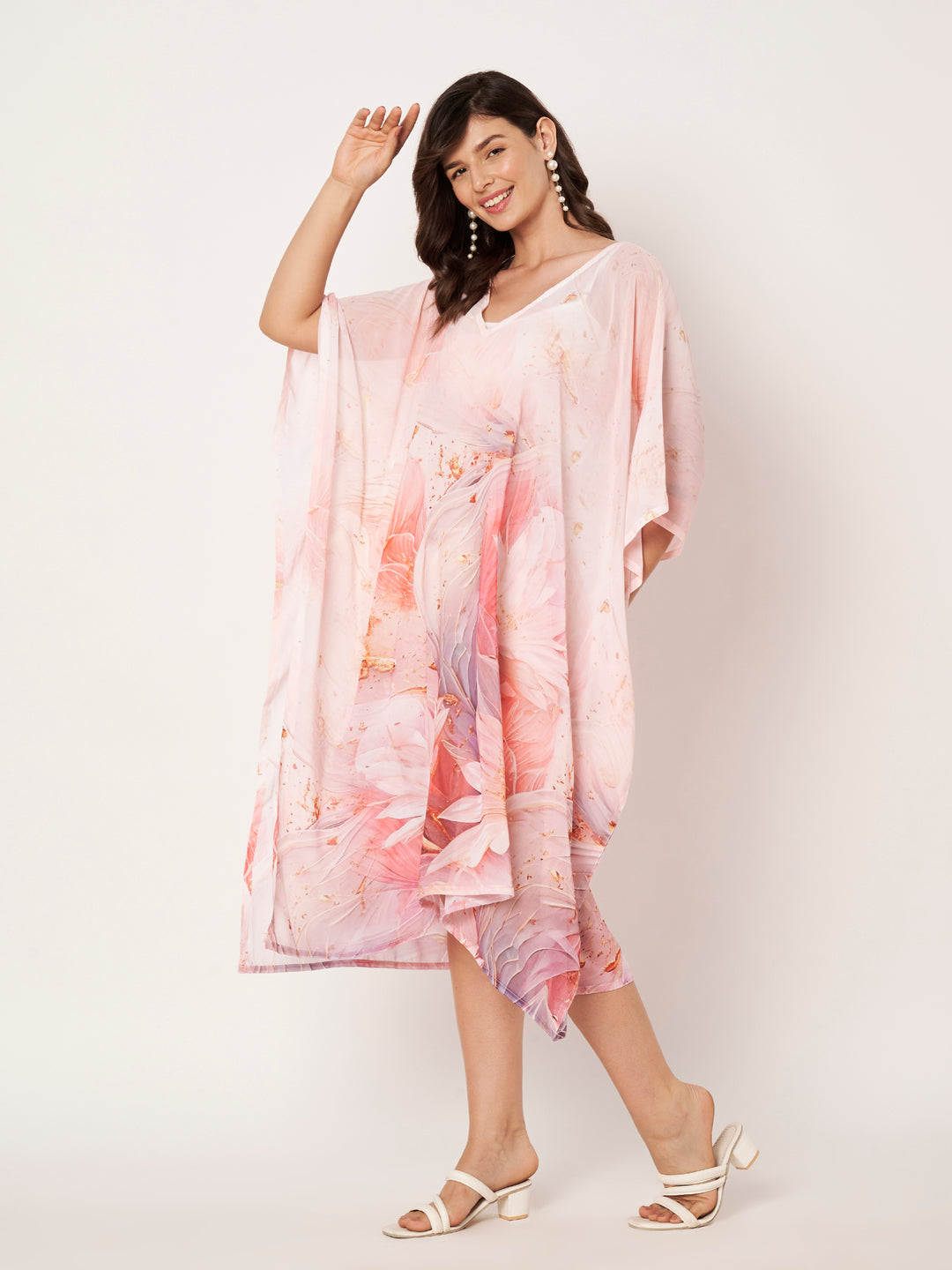 Women's Printed Georgette Beach Wear Kaftan
