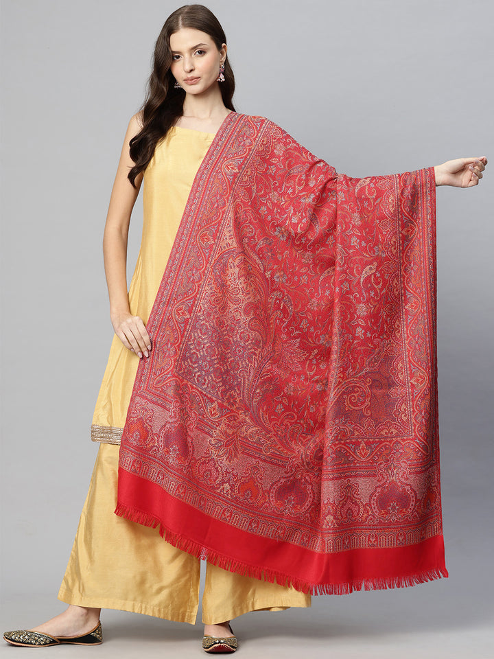Women's Jamawar Wool Shawl