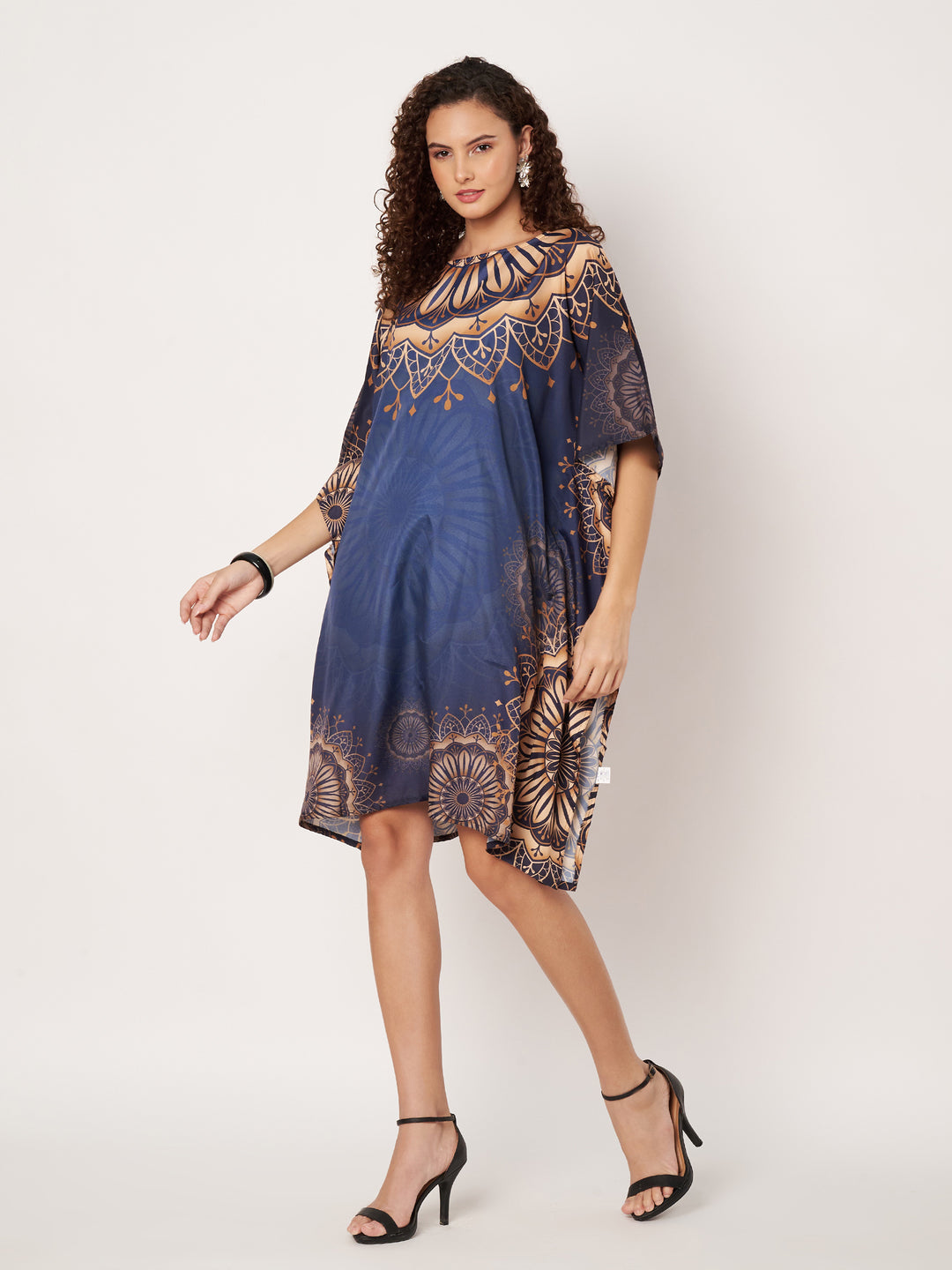 Women Multicolour Short Kaftan Kurti
