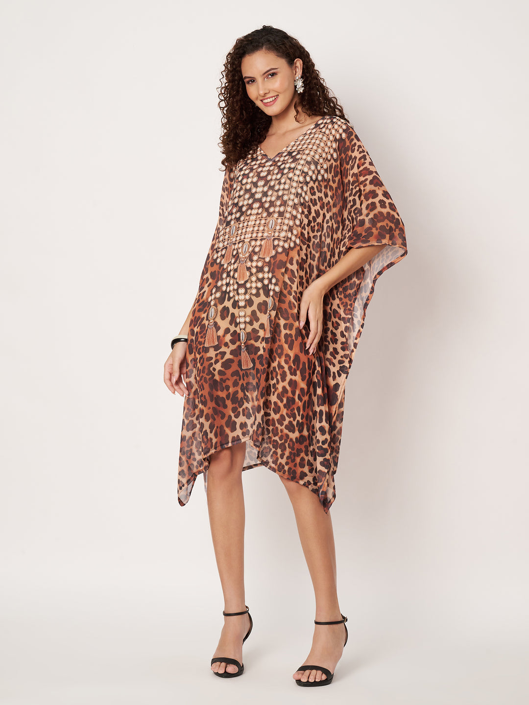 Women's Printed Georgette Beach Wear Kaftan