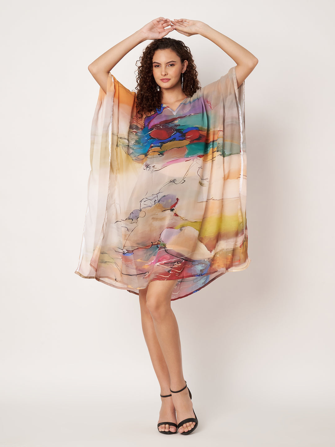 Women's Printed Georgette Beach Wear Kaftan