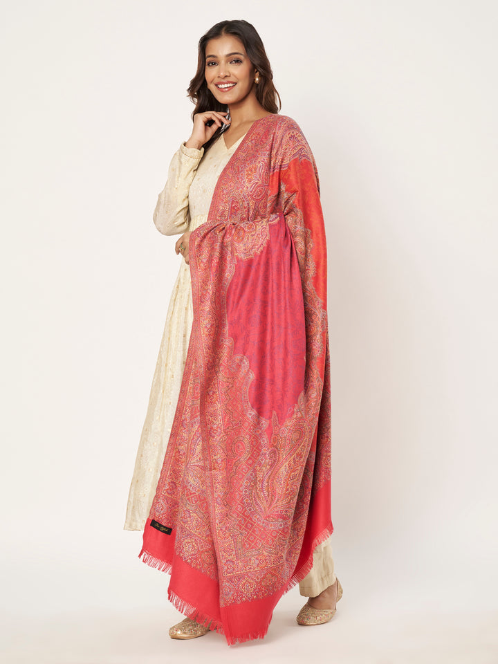 Women's Jamawar Wool Shawl