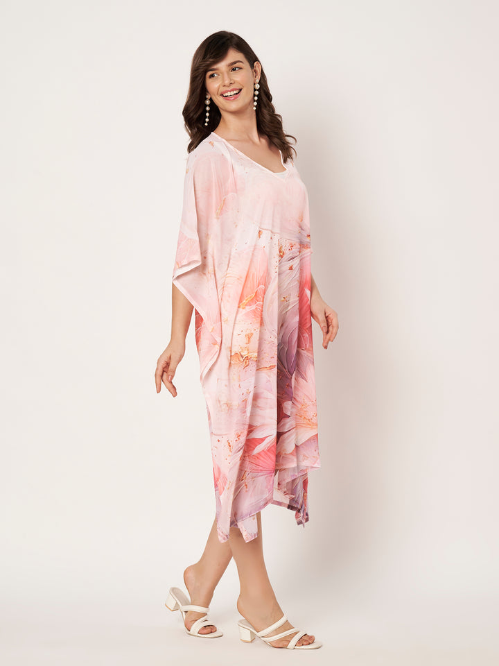 Women's Printed Georgette Beach Wear Kaftan
