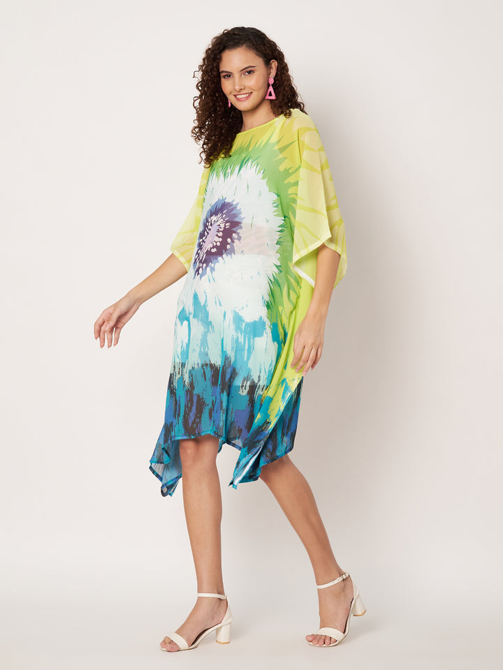 Women's Printed Georgette Beach Wear Kaftan