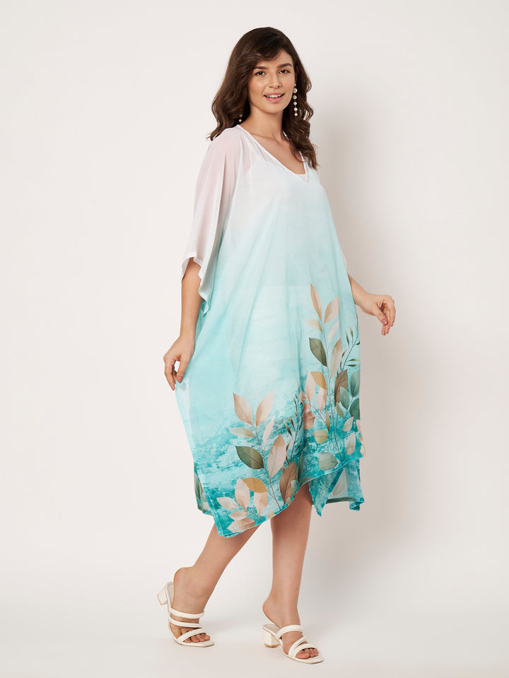 Women's Printed Georgette Beach Wear Kaftan