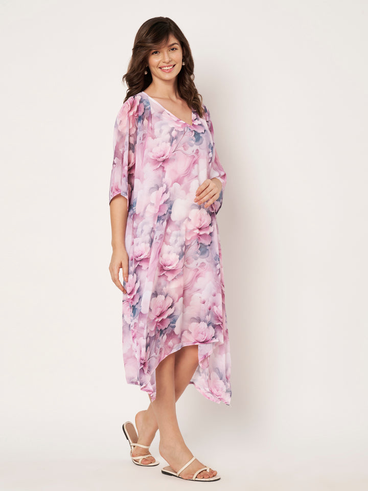 Women's Printed Georgette Beach Wear Kaftan