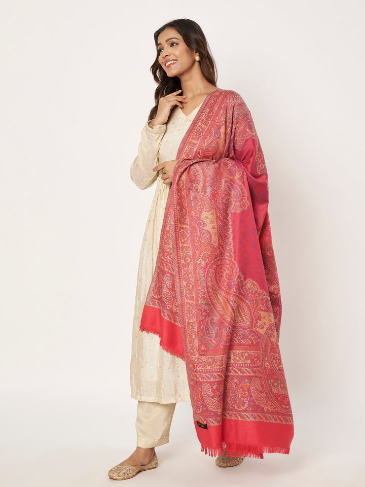 Women's Jamawar Wool Shawl
