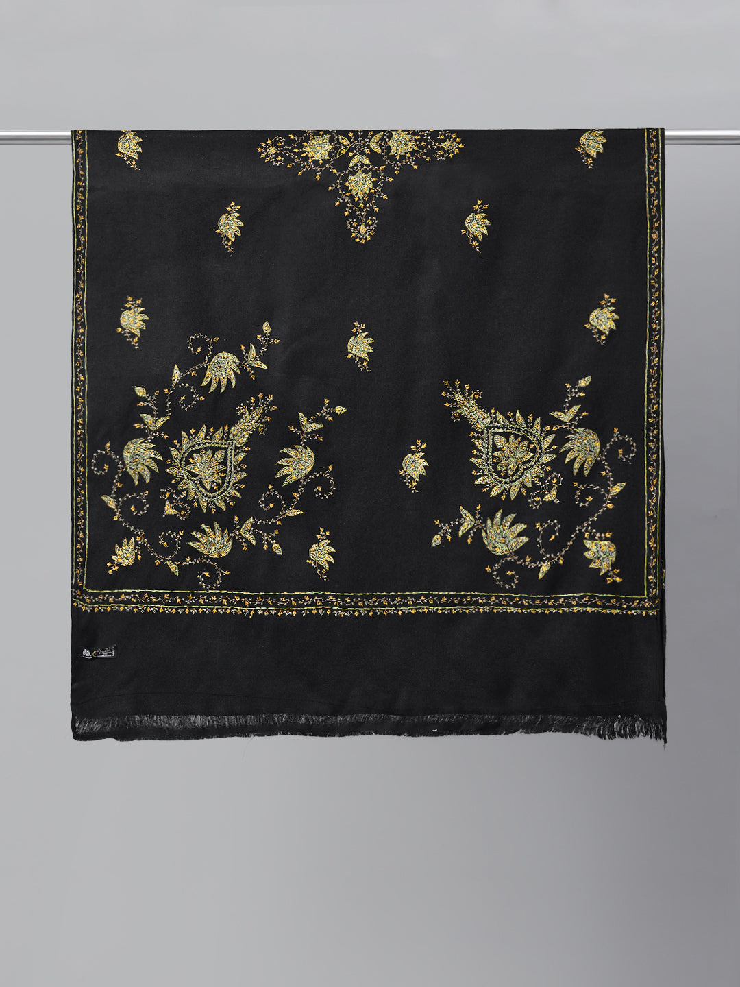 Women's Hand Embroidered Pure Wool Shawl