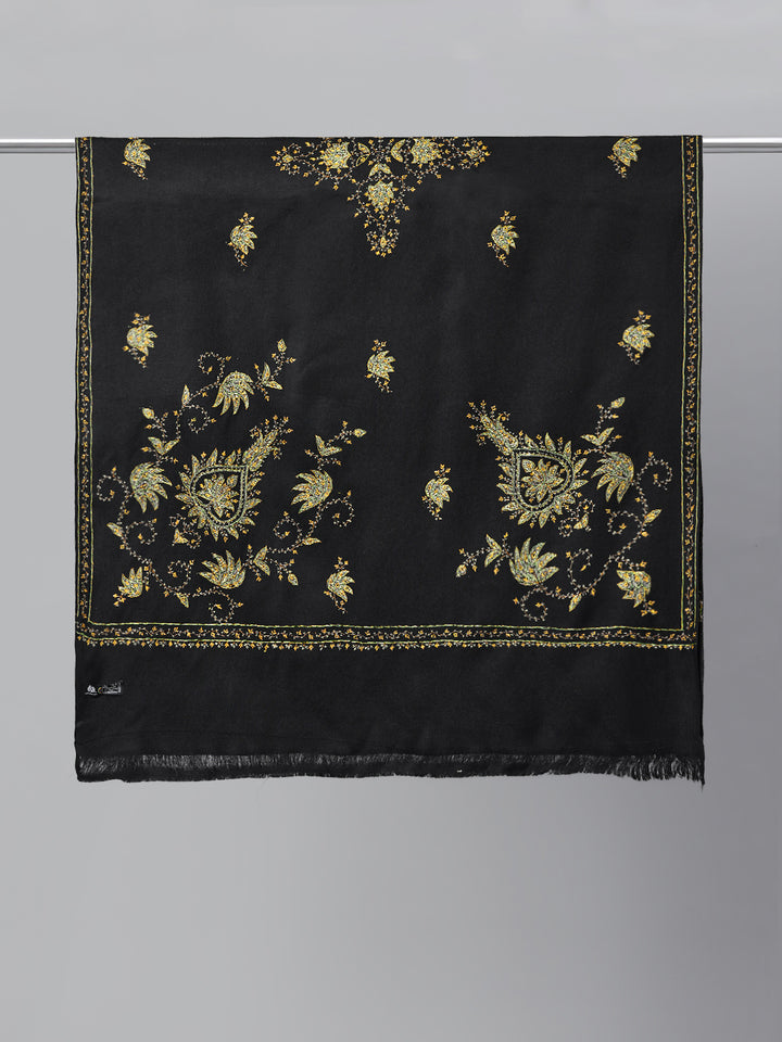 Women's Hand Embroidered Pure Wool Shawl
