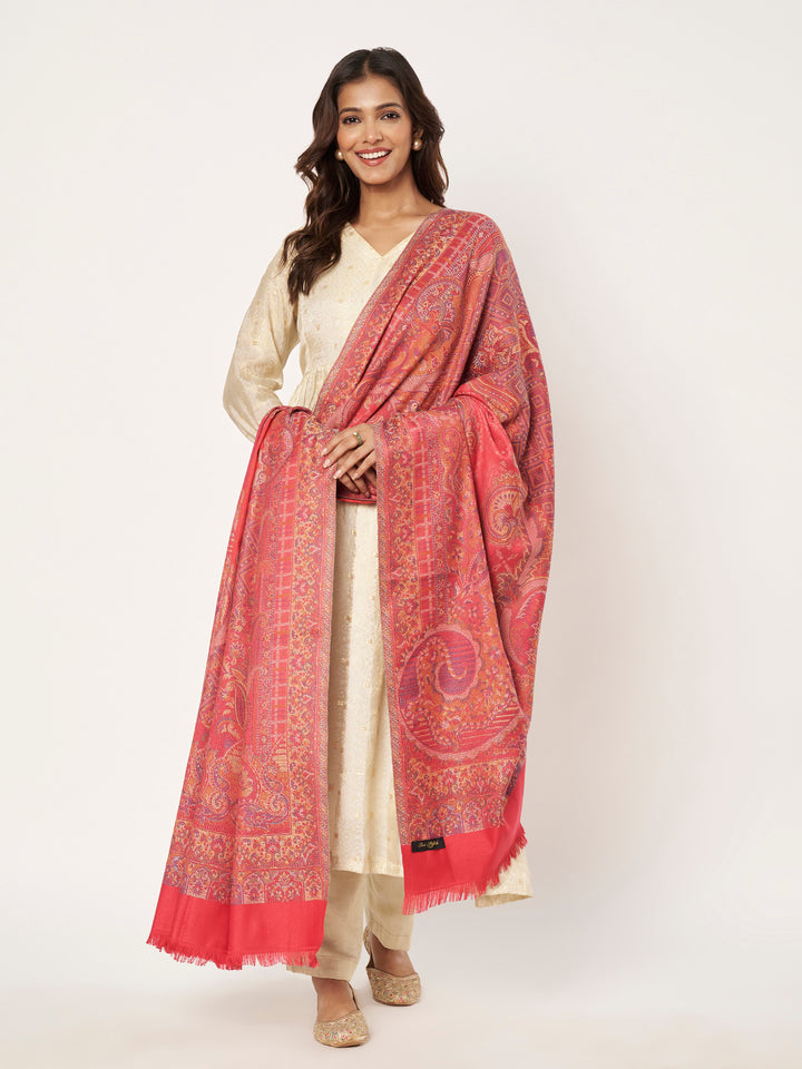 Women's Jamawar Wool Shawl