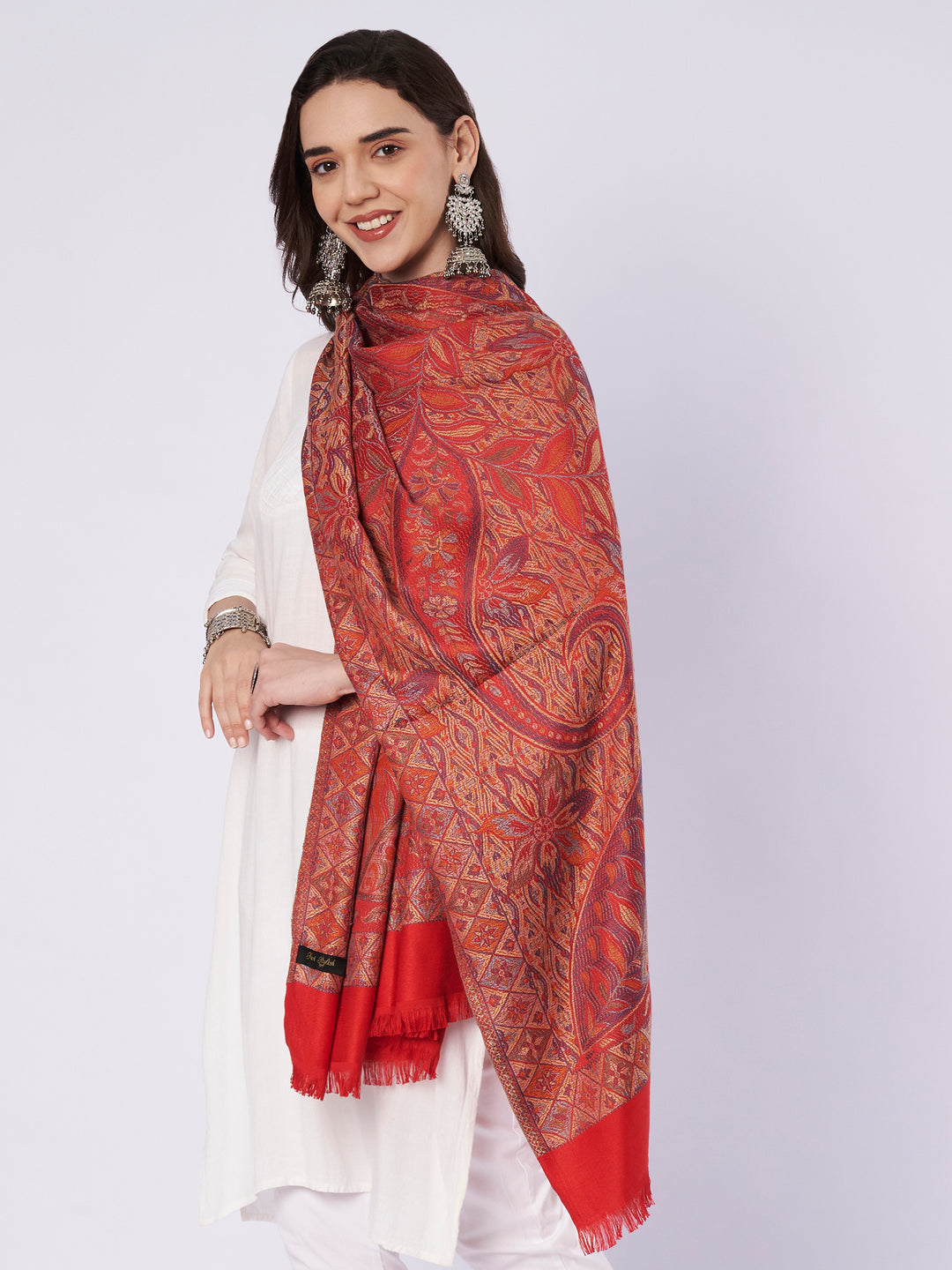 Women's Jamawar Wool Stole