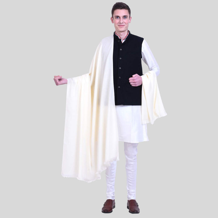 Men's Woven Wool Shawl