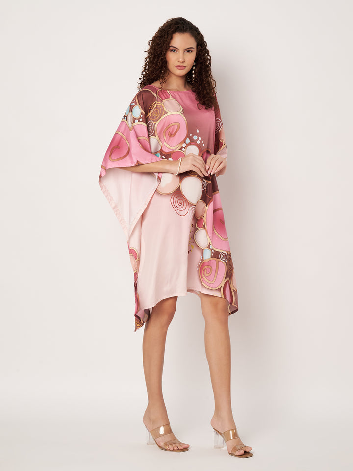 Women Multicolour Short Kaftan Kurti