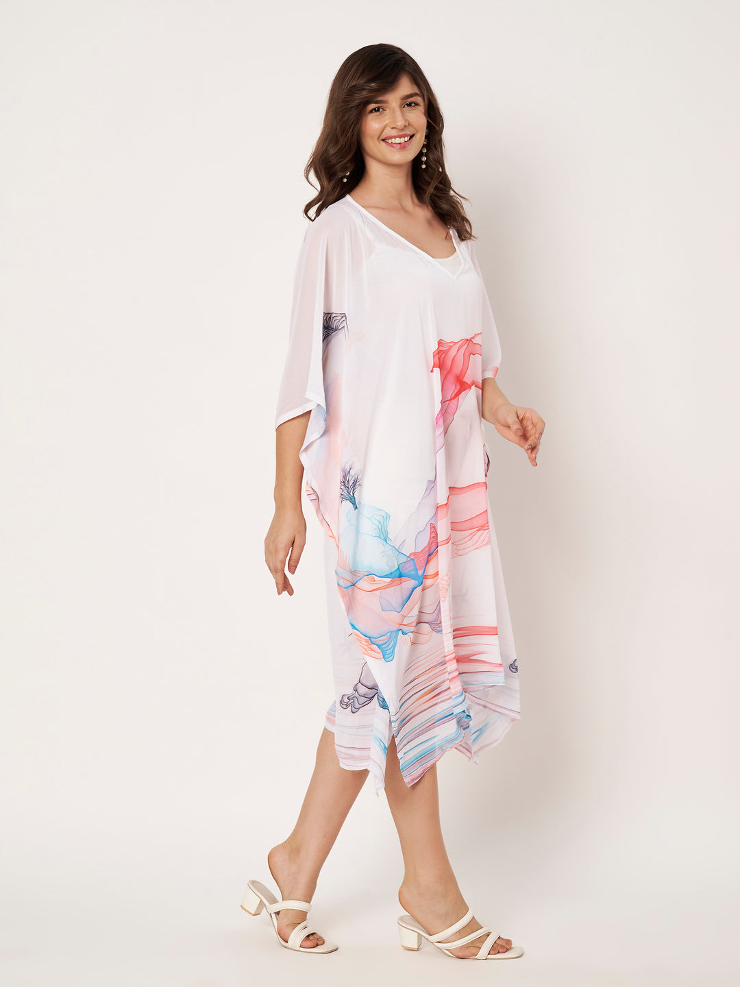 Women's Printed Georgette Beach Wear Kaftan