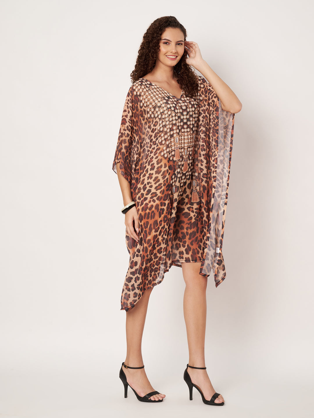 Women's Printed Georgette Beach Wear Kaftan